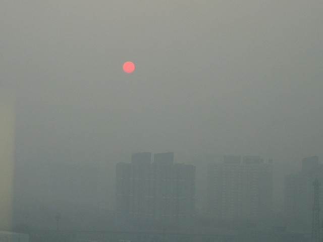 Sunrise through Beijing Smog