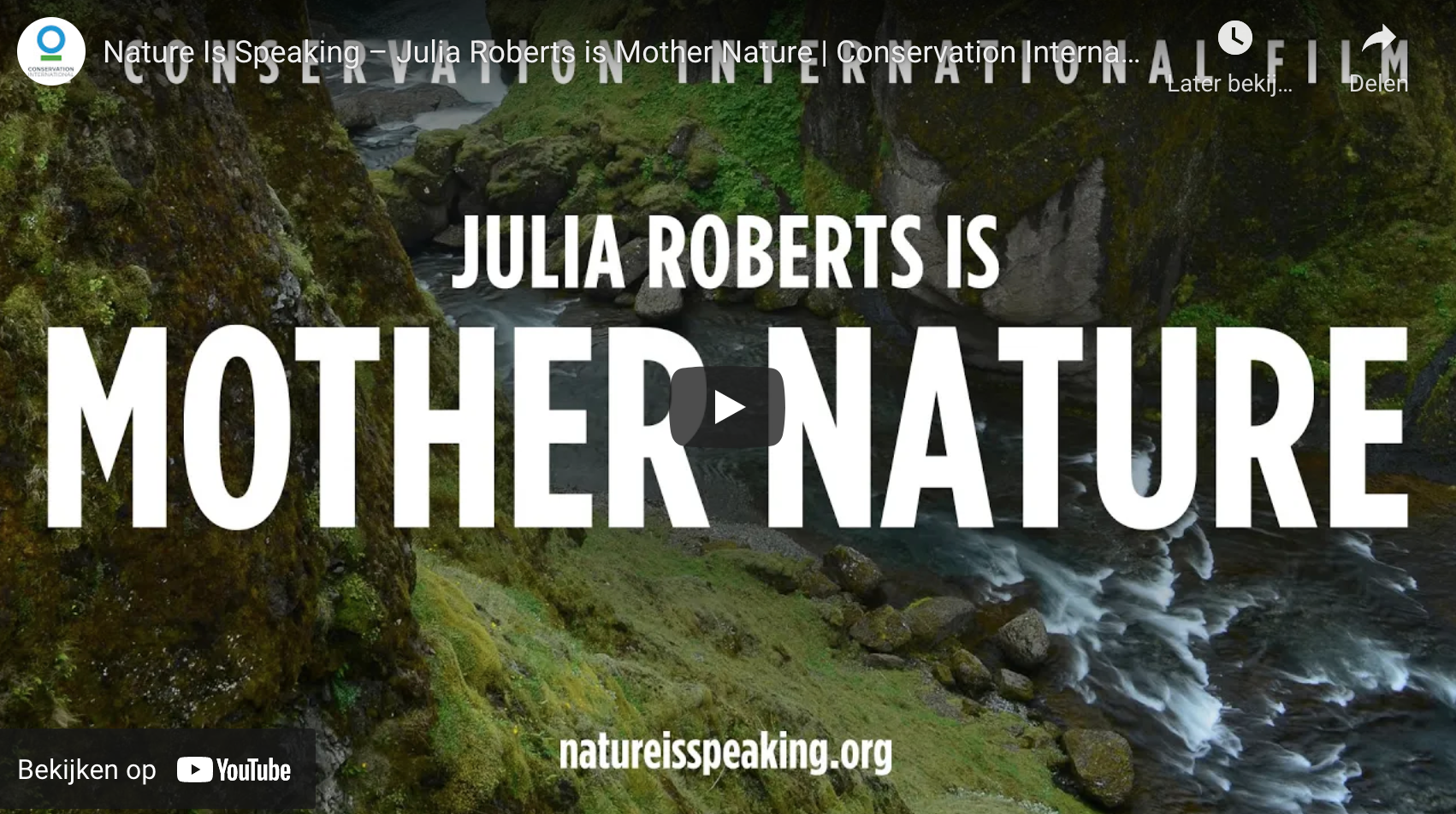 Indrukwekkende videoreeks laat natuur aan het woord