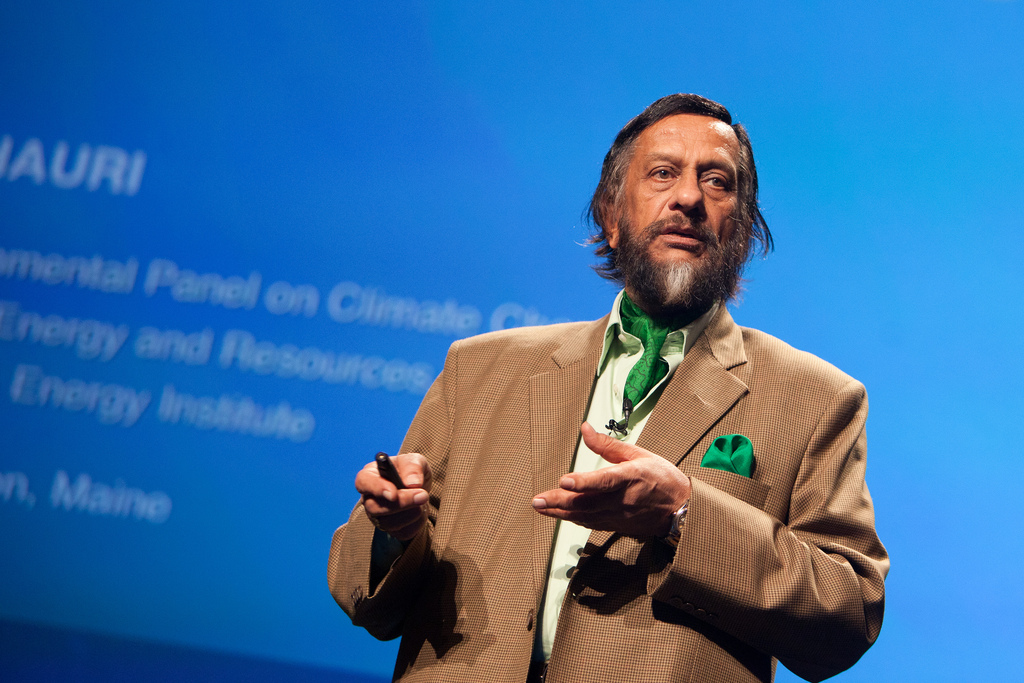 Rajendra Pachauri, chair of the Intergovernmental Panel on Climate Change (IPCC), photo by Kris Krüg for PopTech