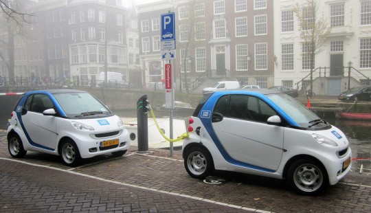 Car2Go in Amsterdam. 